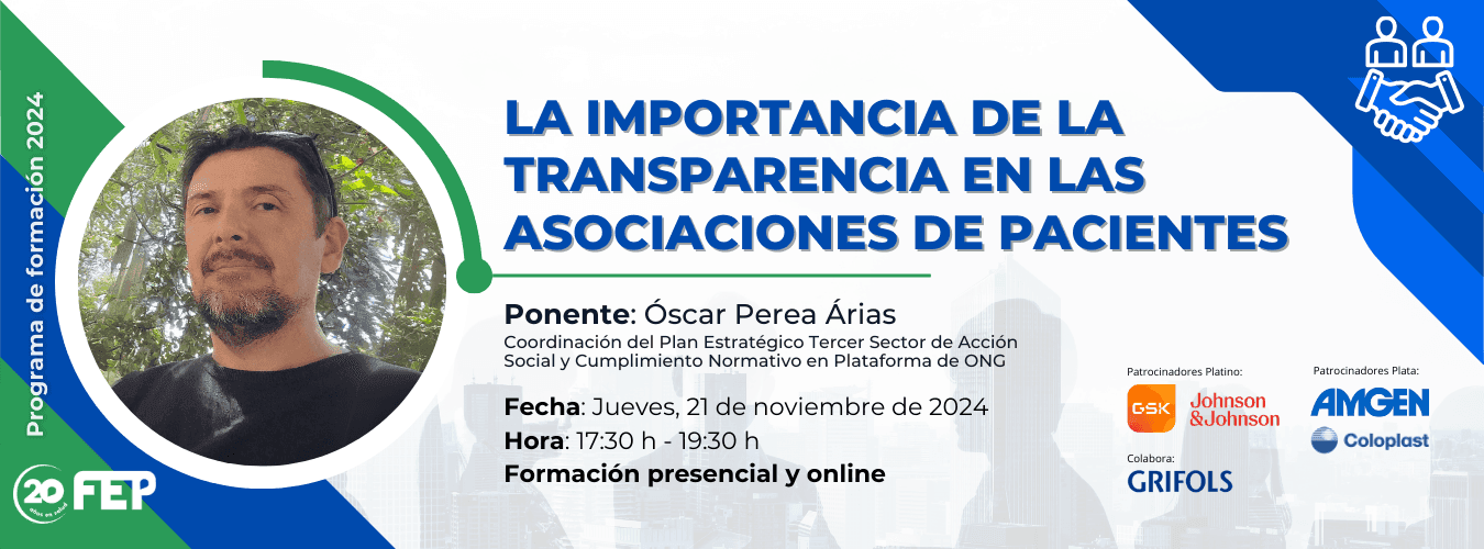 La importancia e la transparencia en asociaciones de pacientes FEP