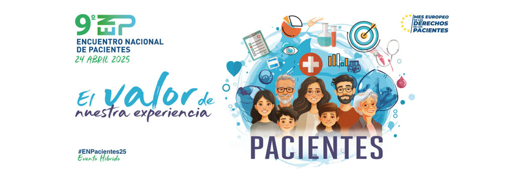 9º Encuentro Nacional de Pacientes, El Valor de Nuestra Experiencia 9 FORO BANNER 2025 WEB 1350x500