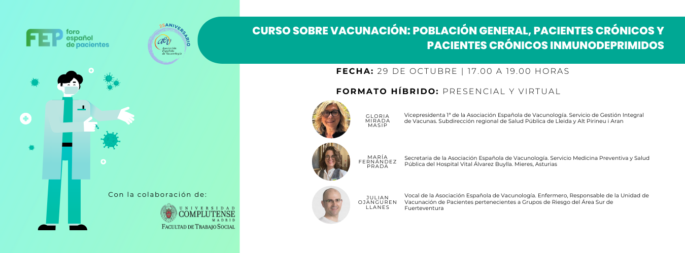 Home 3 Curso sobre vacunación: población general, pacientes crónicos y pacientes crónicos inmunodeprimidos